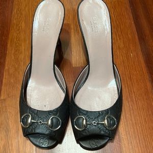 Gucci black heels
